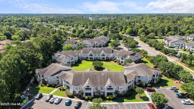 4109 Breezewood Dr Unit 204, Wilmington, NC 28412 - aerial view of residential area with a forest
