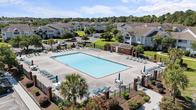 4109 Breezewood Dr Unit 204, Wilmington, NC 28412 - community pool with a residential view