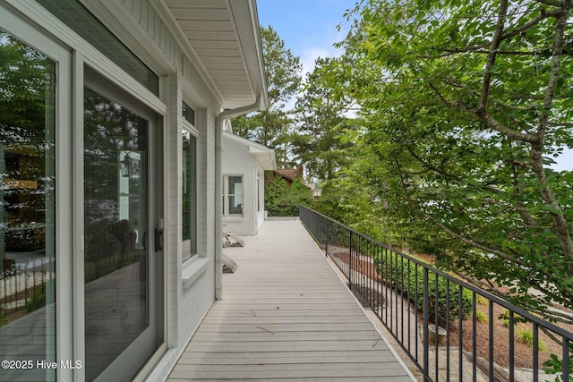 118 Douglas Dr, West End, NC 27376 - view of wooden deck
