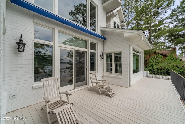 118 Douglas Dr, West End, NC 27376 - view of wooden terrace