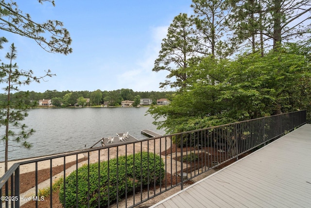 118 Douglas Dr, West End, NC 27376 - water view featuring a boat dock
