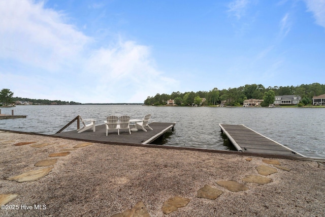 118 Douglas Dr, West End, NC 27376 - dock area featuring a water view