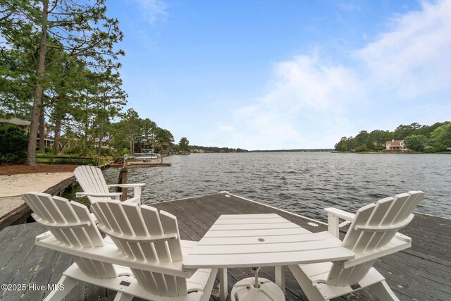 118 Douglas Dr, West End, NC 27376 - dock featuring a water view