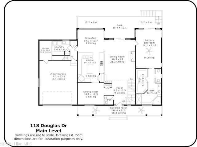 118 Douglas Dr, West End, NC 27376 - view of floor plan / room layout