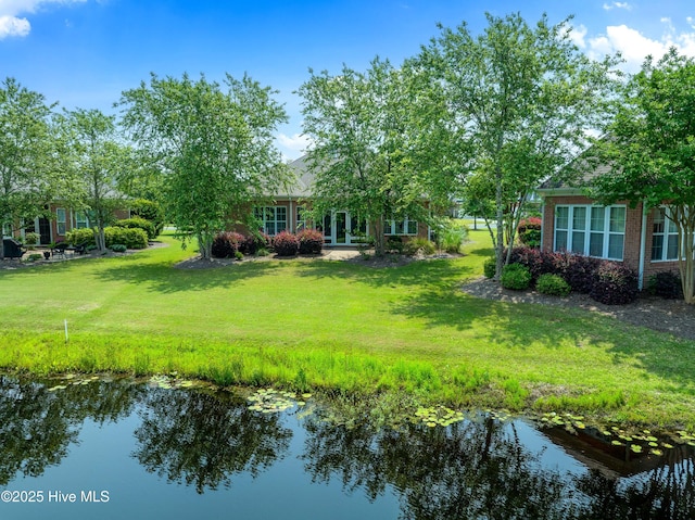 4239 Ashfield Pl, Southport, NC 28461 - view of green lawn with a water view