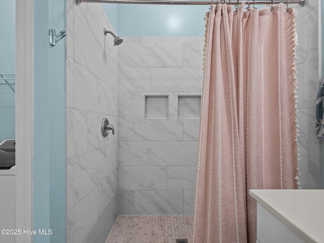 300 Lighthouse Ln Unit C2, Cedar Point, NC 28584 - bathroom with a shower stall