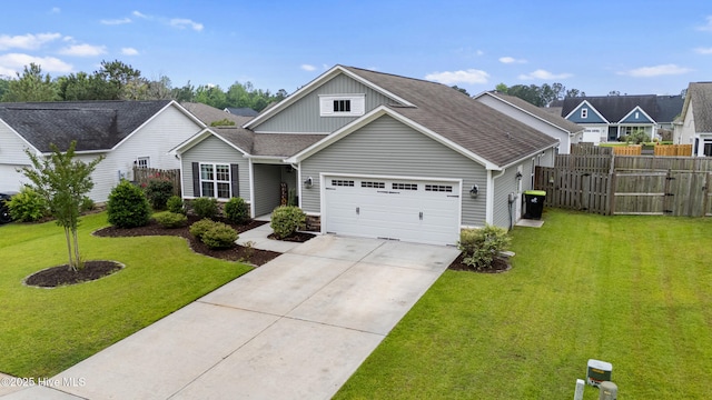 849 Rolling Pines Loop Rd, Leland, NC 28451 - traditional home featuring board and batten siding, concrete driveway, a shingled roof, and a garage