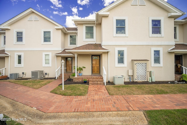 103 Continental Dr Unit 3, Elizabeth City, NC 27909 - townhome / multi-family property featuring central AC unit and stucco siding