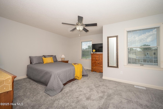 103 Continental Dr Unit 3, Elizabeth City, NC 27909 - bedroom with carpet floors, baseboards, and ceiling fan