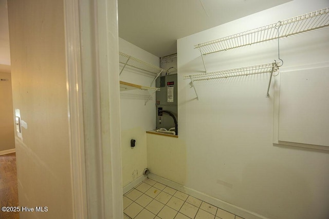 421 Commerce Ave Unit B, Morehead City, NC 28557 - washroom with baseboards and water heater