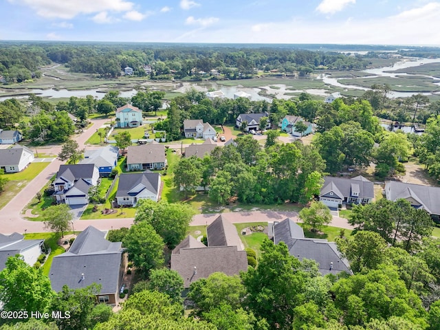 1678 Old Salt SW, Shallotte, NC 28470 - aerial perspective of suburban area with a large body of water