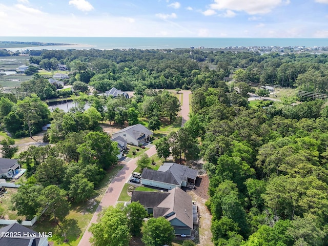 1678 Old Salt SW, Shallotte, NC 28470 - aerial view of residential area featuring a forest and a nearby body of water