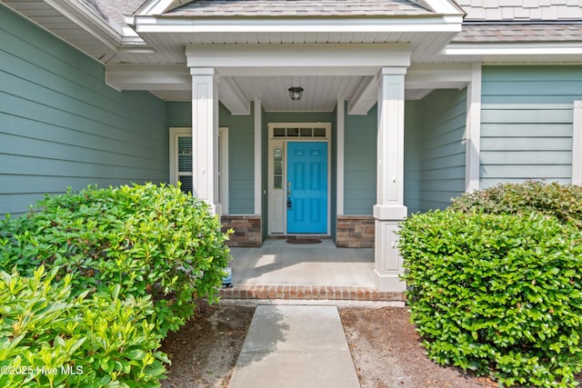 1678 Old Salt SW, Shallotte, NC 28470 - entrance to property with covered porch and stone siding