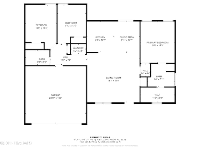 1014 Ponderosa Pl, Jacksonville, NC 28546 - home floor plan