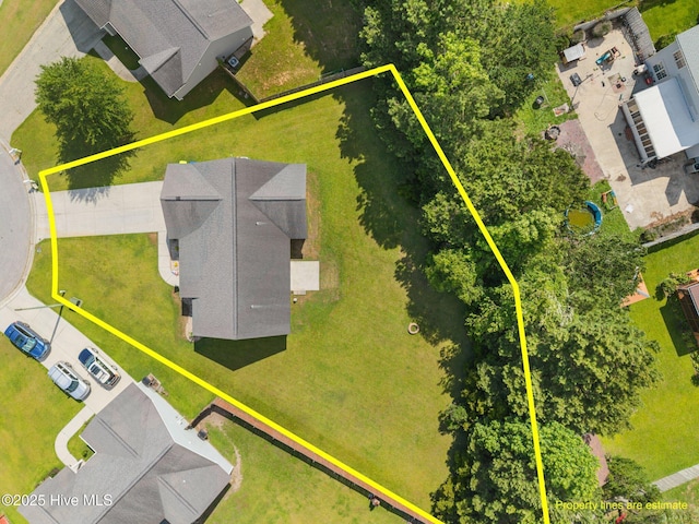 1014 Ponderosa Pl, Jacksonville, NC 28546 - aerial overview of property's location with property parcel outlined