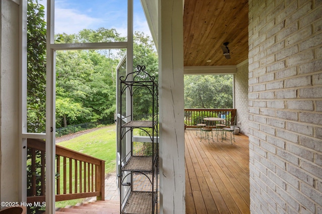 137 Summerset Lndg, Hampstead, NC 28443 - wooden deck with a yard