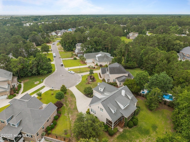 137 Summerset Lndg, Hampstead, NC 28443 - aerial view of residential area with a heavily wooded area