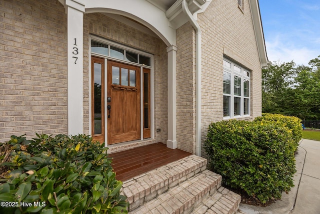137 Summerset Lndg, Hampstead, NC 28443 - entrance to property with brick siding