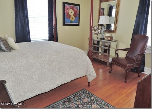 110 E Blalock Rd, Lucama, NC 27851 - bedroom featuring wood finished floors and baseboards