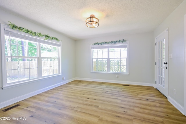 159 Dockside Dr, Jacksonville, NC 28546 - spare room with plenty of natural light, wood finished floors, a textured ceiling, and baseboards