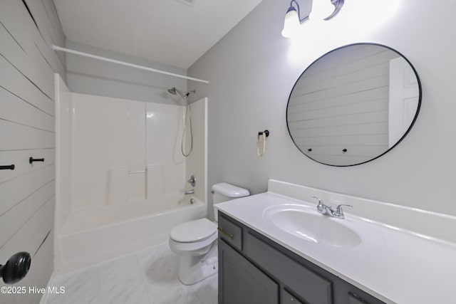 159 Dockside Dr, Jacksonville, NC 28546 - full bath featuring vanity, toilet, and shower / washtub combination