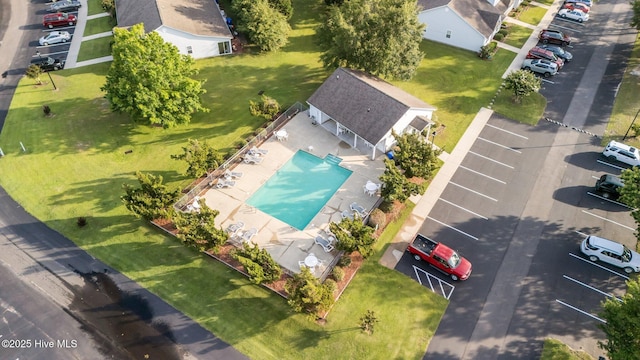 202 Courtyard W, Newport, NC 28570 - bird's eye view of a pool area
