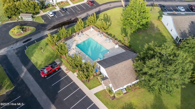 202 Courtyard W, Newport, NC 28570 - aerial view of a pool