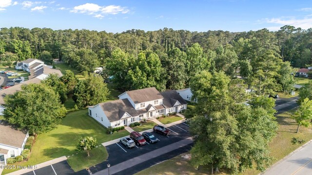 202 Courtyard W, Newport, NC 28570 - drone / aerial view of a heavily wooded area