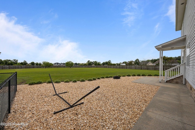 3107 Indian Wells Pl, Greenville, NC 27858 - view of yard with a patio area