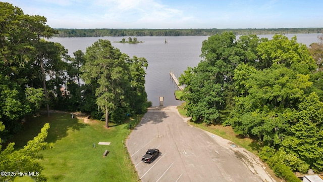 210 Glenburnie Dr, New Bern, NC 28560 - bird's eye view of a large body of water
