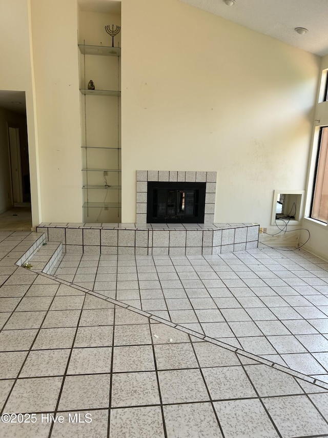106 Eagle Ln, Hampstead, NC 28443 - unfurnished living room with a fireplace