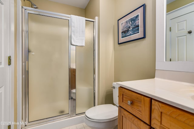 20 Fort Holmes Trl, Bald Head Island, NC 28461 - bathroom with toilet, vanity, and a stall shower