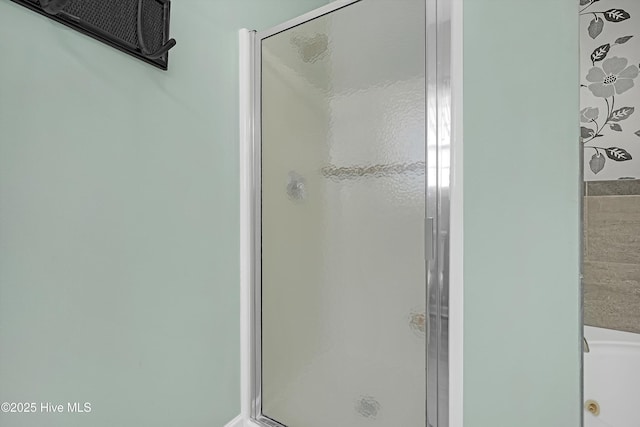 409 Womble St, Oak Island, NC 28465 - bathroom with a shower stall