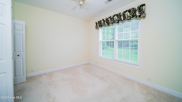 777 Marsh Rose Path NW, Calabash, NC 28467 - empty room featuring carpet, a ceiling fan, and baseboards