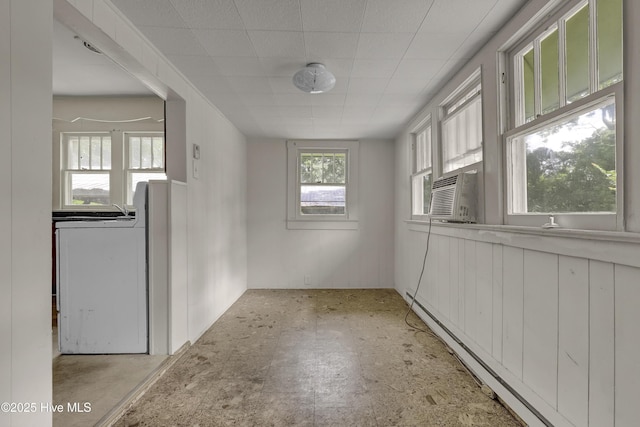 222 Evans St, Wilmington, NC 28405 - empty room with baseboard heating and cooling unit