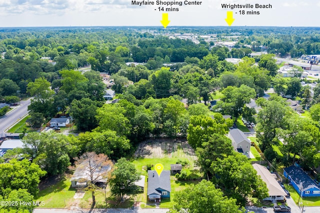 222 Evans St, Wilmington, NC 28405 - aerial perspective of suburban area