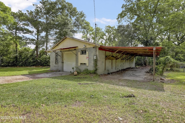 222 Evans St, Wilmington, NC 28405 - view of outdoor structure with a carport