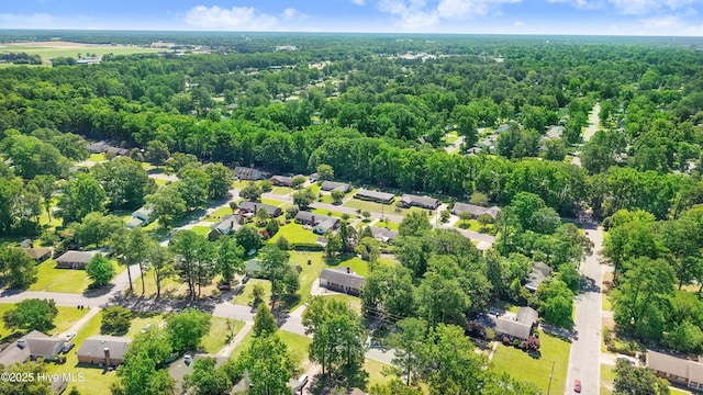 2305 Hardee Rd, Kinston, NC 28504 - aerial perspective of suburban area featuring a heavily wooded area