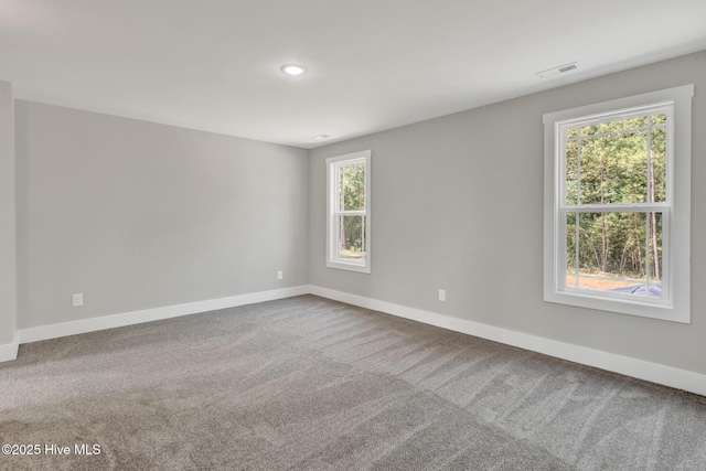 4037 Fulford Mcmillan Rd, Raeford, NC 28376 - spare room with baseboards, carpet floors, and recessed lighting