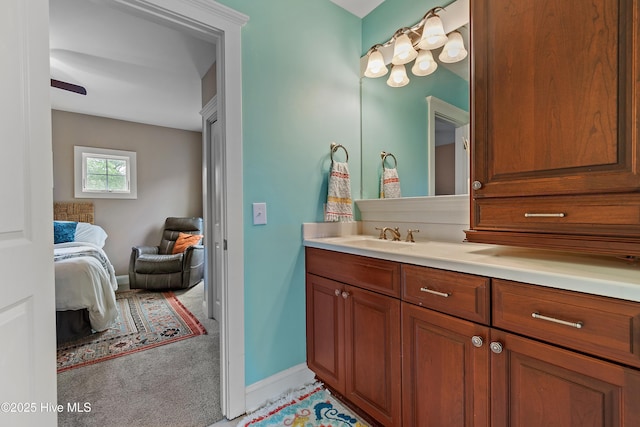 1086 Ferry Landing Dr SW, Supply, NC 28462 - ensuite bathroom featuring vanity and baseboards