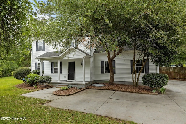 123 S Park Ln, Newport, NC 28570 - view of front of property with covered porch
