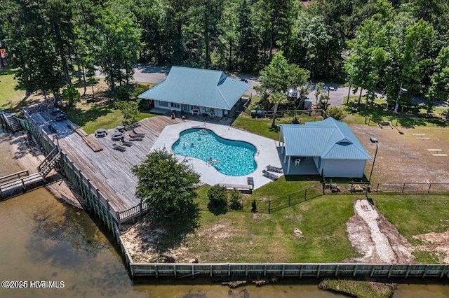 604 Willbrook Cir, Sneads Ferry, NC 28460 - view of subject property with a pool area