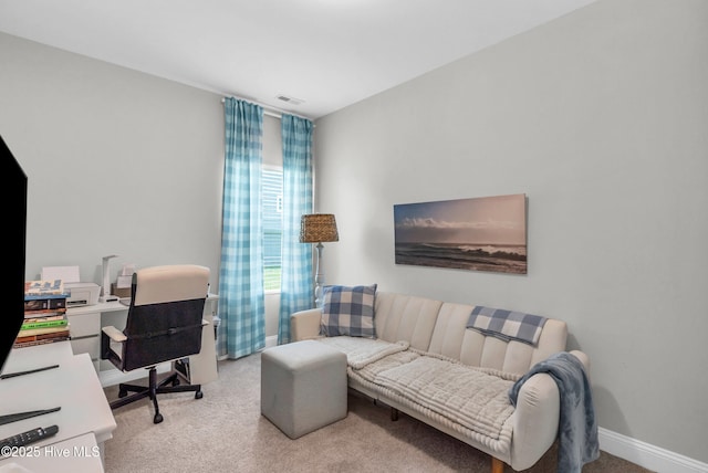 1700 Sun Palms Blvd SE, Bolivia, NC 28422 - home office featuring carpet flooring and baseboards
