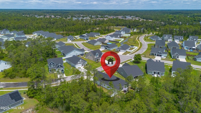 1700 Sun Palms Blvd SE, Bolivia, NC 28422 - aerial view of property's location with nearby suburban area and a forest
