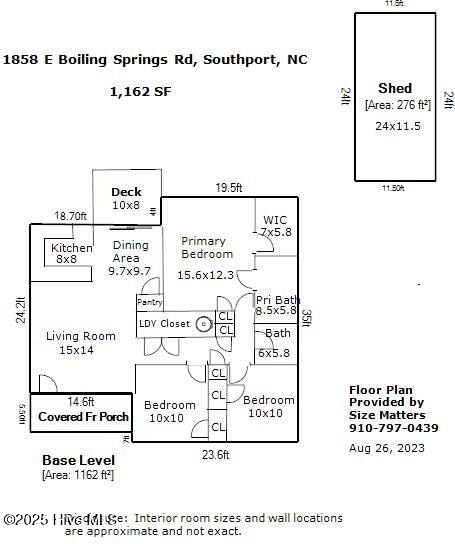 1858 E Boiling Spring Rd, Southport, NC 28461 - floor plan / room layout