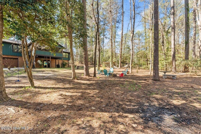 105 Tartan Trl, Southern Pines, NC 28387 - view of yard with a deck