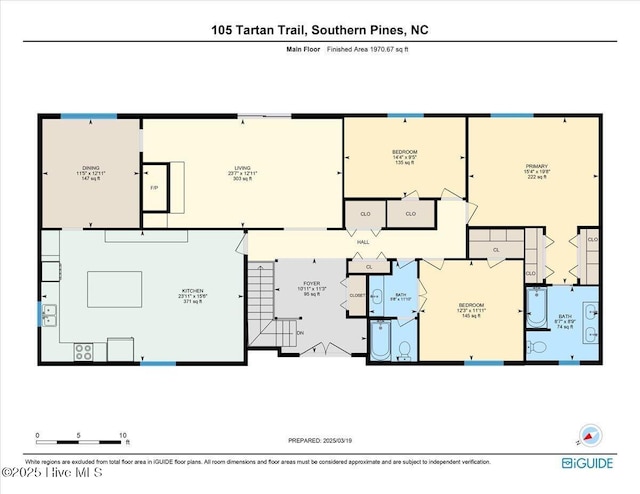 105 Tartan Trl, Southern Pines, NC 28387 - view of room layout