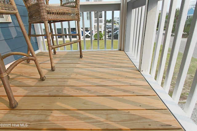405 27th St Unit A, Sunset Beach, NC 28468 - view of wooden terrace