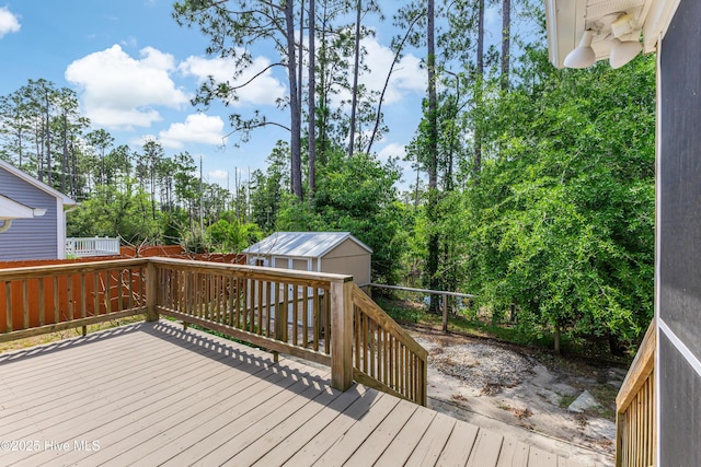 1711 Reidsville Rd, Southport, NC 28461 - view of wooden deck