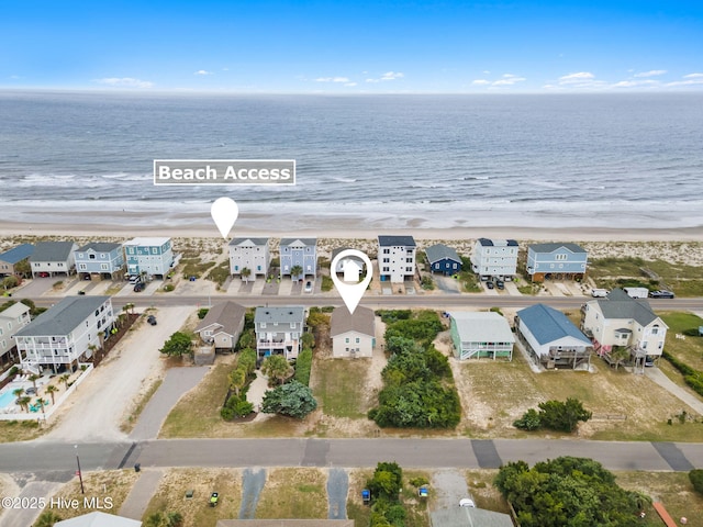 926 E Beach Dr, Oak Island, NC 28465 - drone / aerial view of unending shoreline